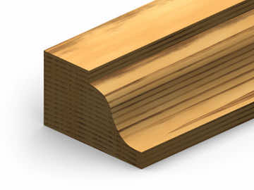 Moulding and components button