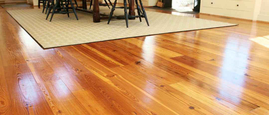 Reclaimed Flooring using Heart Pine Lumber