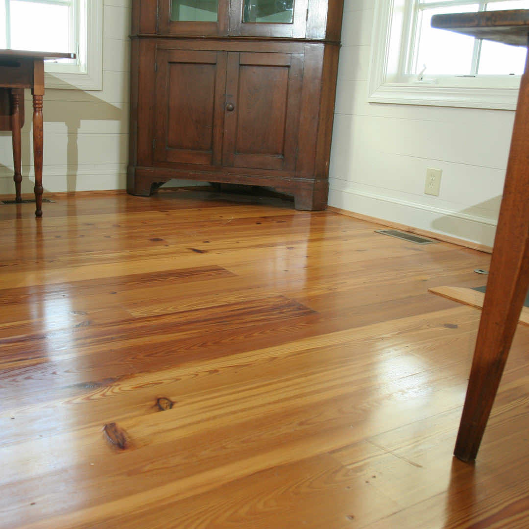 River Home Bedroom Select Grade Heart Pine Flooring Rare Wood Showcase