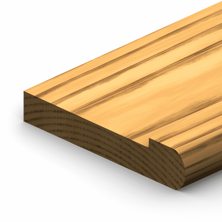 ETM-1103 5 1/2” Landing Tread Moulding Profile