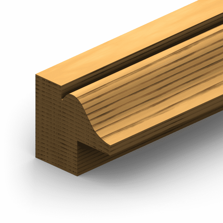 ETM-702 Medium Back Band Moulding Profile