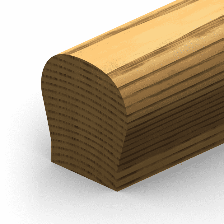 ETM-1004 Skeleton Hand Rail Moulding Profile