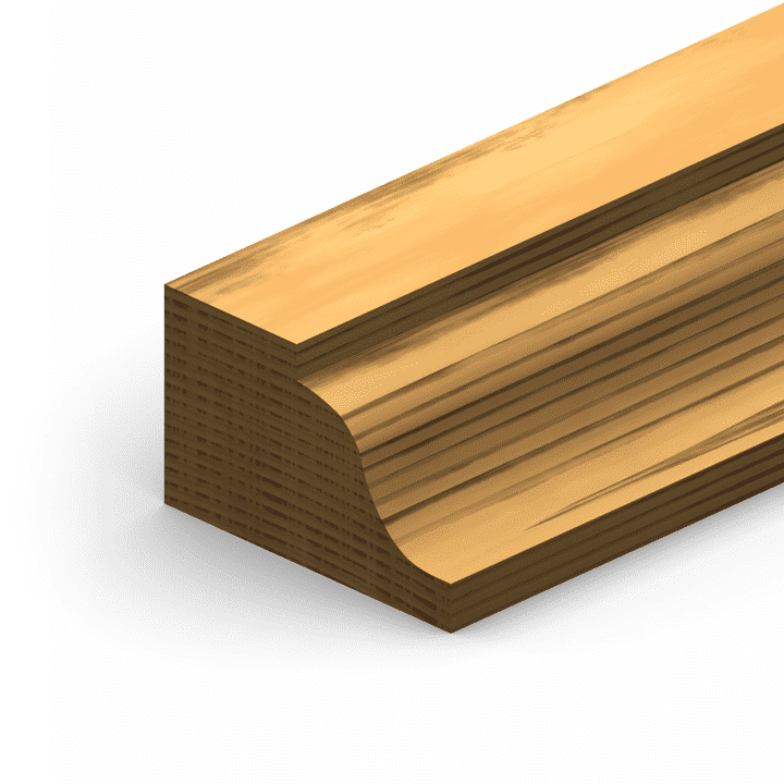 ETM-505 2” Brick Mold Moulding Profile