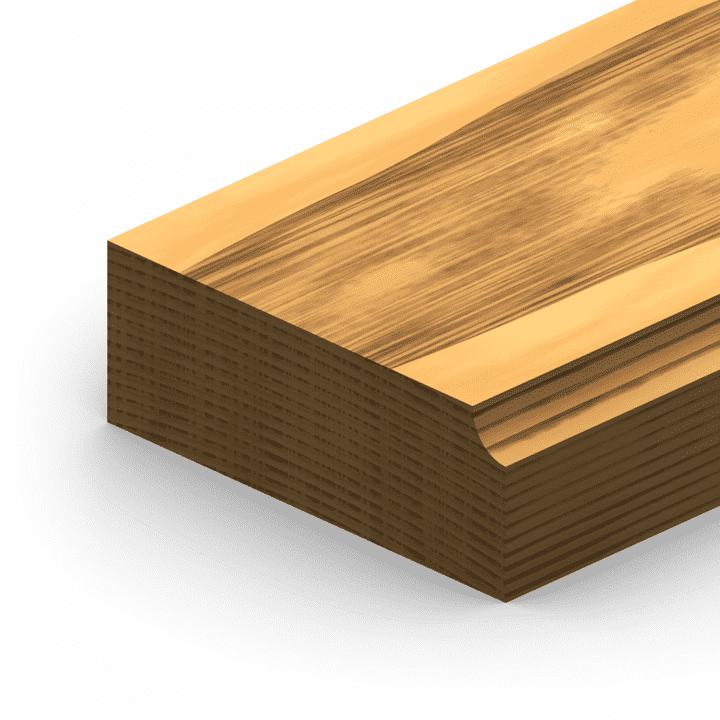 ETM-610 2” Cornice Fascia Moulding Profile