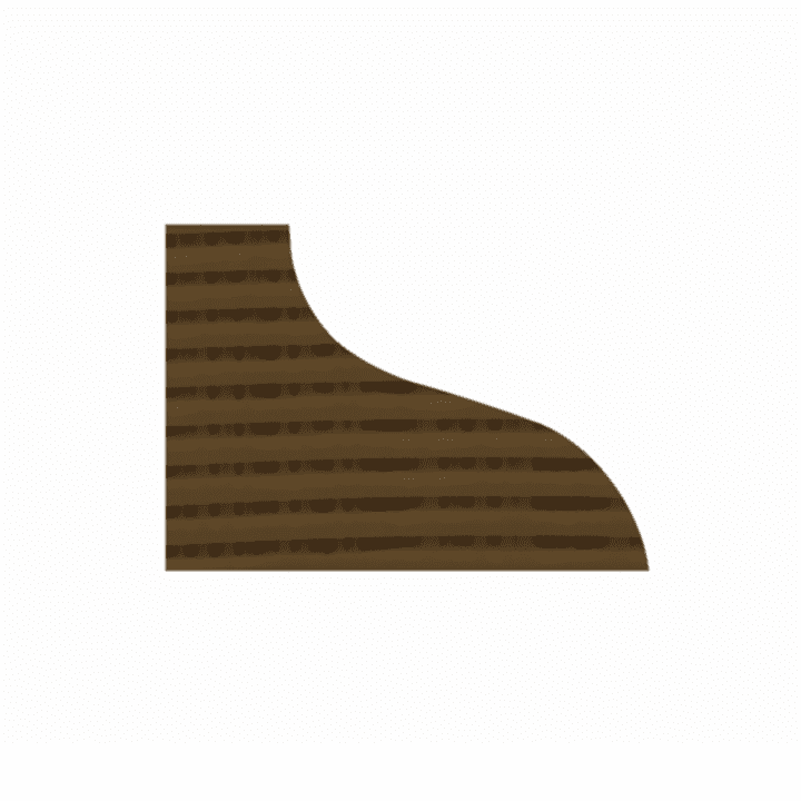 ETM-406 Ogee Shoe Mold Moulding Profile