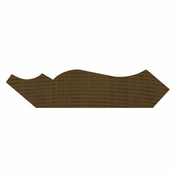 ETM-607 3 1/2 Crown Moulding Profile