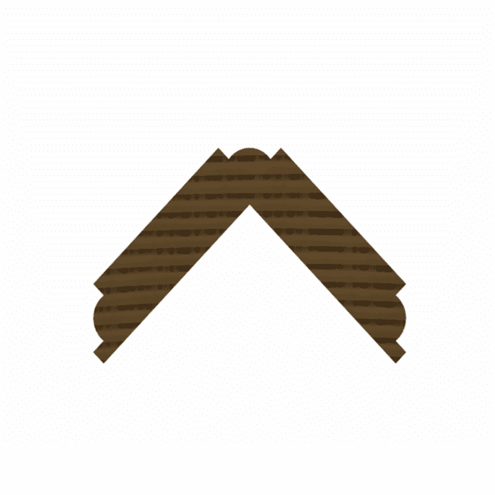ETM-901 1 1/8” Outside Corner Moulding Profile