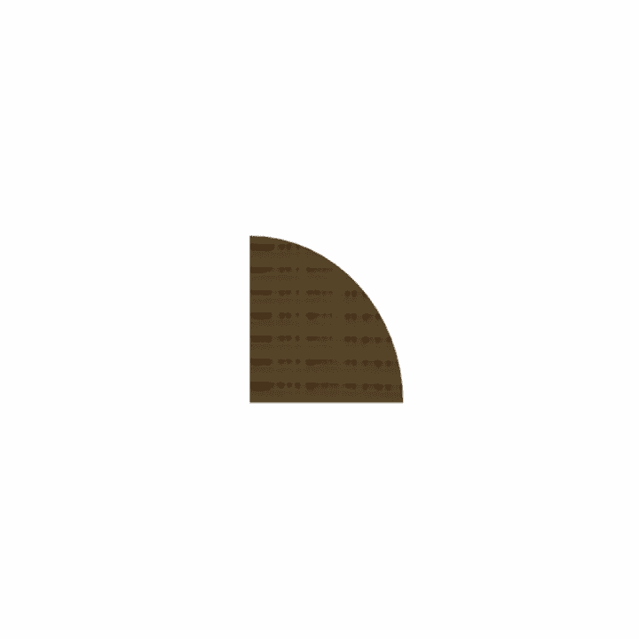 ETM-904 1/2” Quarter Round Moulding Profile