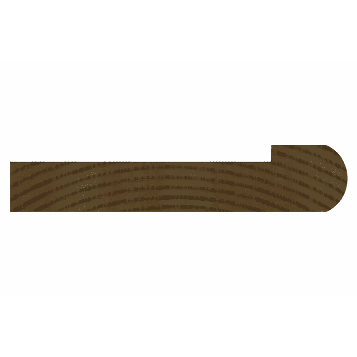 ETM-1103 5 1/2” Landing Tread Moulding Profile