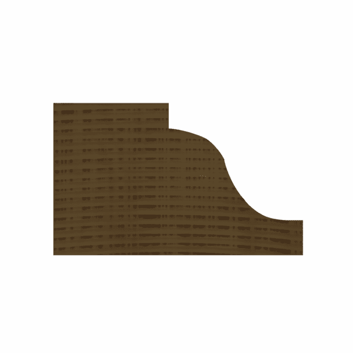 ETM-505 2” Brick Mold Moulding Profile